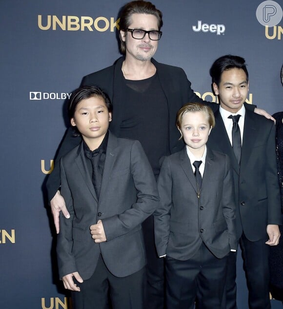 Brad Pitt teve o primeiro encontro com os filhos desde separação de Angelina Jolie