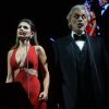 Paula Fernandes cantou com Andrea Bocelli, no Allianz Parque, em São Paulo, na noite desta quinta-feira, 13 de outubro de 2016