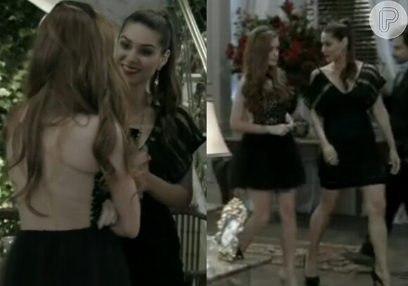 O público adorou o vestido preto com tule transparente nas costas que Nicole (Marina Ruy Barbosa) usou em um jantar em 'Amor à Vida', da grife PatBo, a peça ficou entre as mais pedidas de 2013