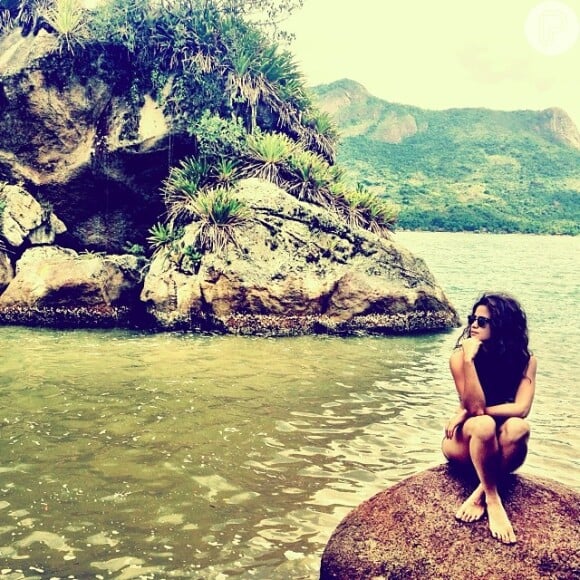 Recentemente, Nanda publicou em seu Instagram algumas fotos aproveitando a natureza da região e comemorou: 'To em casa!'