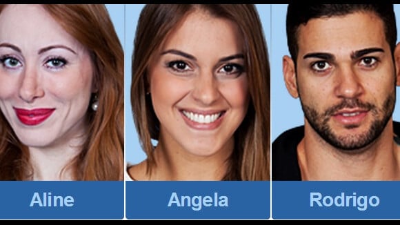 'BBB 14': Aline, Angela e Rodrigo formam o terceiro Paredão