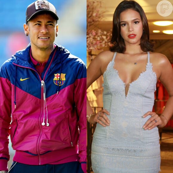 Bruna Marquezine chama Neymar para malhar e ele faz charme: 'Vamos?', disse ela nesta sexta-feira, 20 de janeiro de 2017