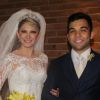 Jonathan Costa e Antonia Fontenelle se casaram em dezembro de 2015
