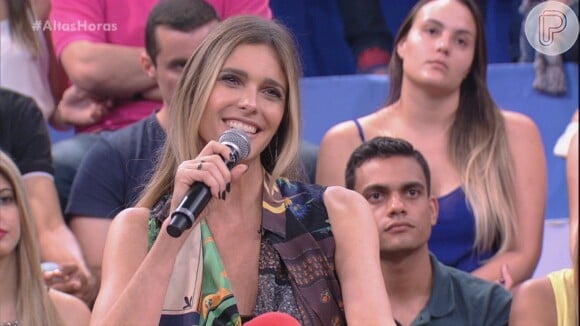 Fernanda Lima foi perguntada por espectadora sobre ejaculação feminina: 'Mas a Laura (Müller, sexóloga da atração) já foi embora'