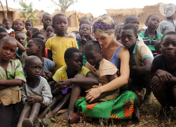Giovanna Ewbank conheceu Títi durante reportagem para o 'Domingão' no Malawi