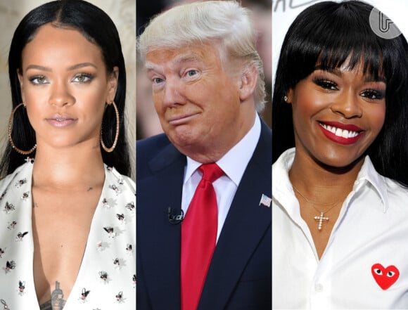 Rihanna tem telefone divulgado por rapper após criticar governo de Donald Trump