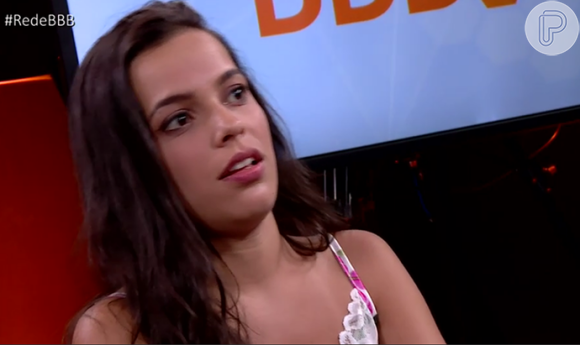 Mayla participou de mesa redonda após sair do "Big Brother Brasil" e ficou chocada ao ver vídeo do ex affair, Luís Felipe