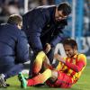 Neymar sofreu uma lesão no tornozelo em 16 de janeiro e ficou quase um mês afastado dos jogos; brasileiro volta aos campos neste sábado, 15 de fevereiro de 2014