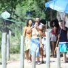 Atores de 'Sol Nascente' gravaram cenas da novela em praia do Rio nesta quinta-feira, 2 de março de 2017
