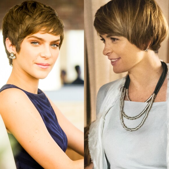 Helô (Claudia Abreu) dá uma peruca de presente a Letícia (Isabella Santoni), na novela 'A Lei do Amor', a partir de 11 de março de 2017