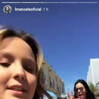 Larissa Manoela brinca com Tatá Werneck em Orlando: 'Do mesmo tamanho'. Vídeo!