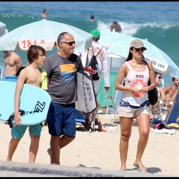 Patricia Poeta e Amauri Soares são pais de Felipe, hoje com 16 anos