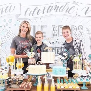 Ana Hickmann comemorou seu aniversário de 36 anos ao lado do filho e do sobrinho