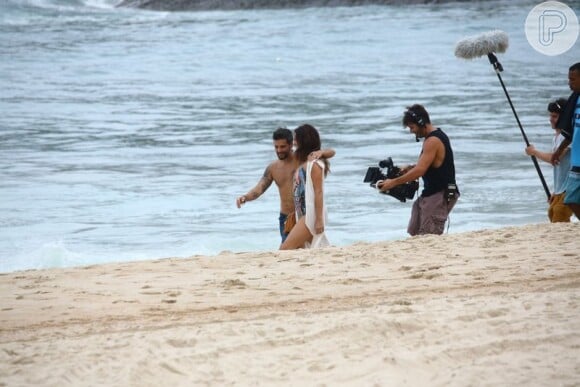 Giovanna Antonelli e Bruno Gagliasso gravaram cenas do casal Mario e Alice, de 'Sol Nascente', nesta segunda-feira, dia 06 de março de 2017