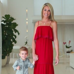 Filho de Ana Hickmann, Alexandre Jr. ganhou homenagem da mãe na rede social