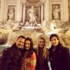 Malvino Salvador e Kyra Gracie viajaram recentemente para a Europa com um casal de amigos