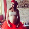 Nívea Stelmann está grávida de oito meses de Bruna