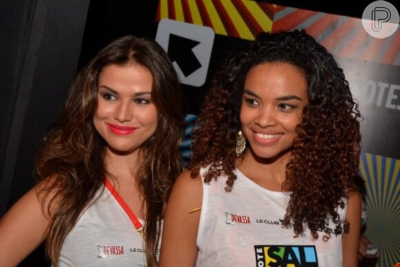 As atrizes Lucy Ramos e Larissa Dias também escolheram o Carnaval de Salvador