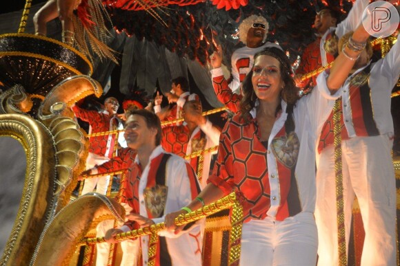 Imperatriz Leopoldinense é a quarta a desfilar no segundo dia de desfiles do grupo especial na Marquês de Sapucaí, no Rio de Janeiro, em 4 de março de 2014