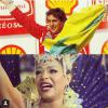 Roberta Rodrigues comemora título da Unidos da Tijuca no Carnaval 2014
