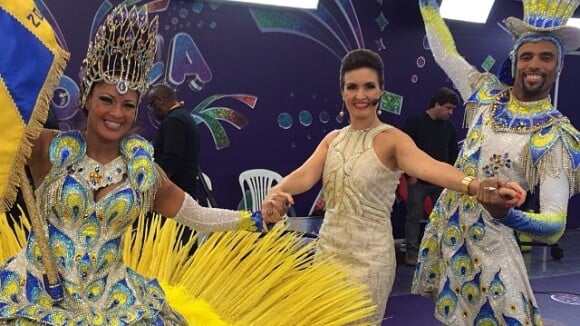 Fátima Bernardes e famosos celebram vitória da Unidos da Tijuca no Carnaval 2014