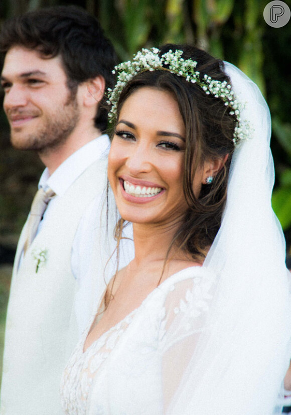 Giselle Itié e Emilio Dantas se casaram no início de fevereiro