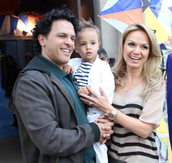 Arthur, de dois anos, é fruto do relacionamento de Eliana e João Marcelo Bôscoli