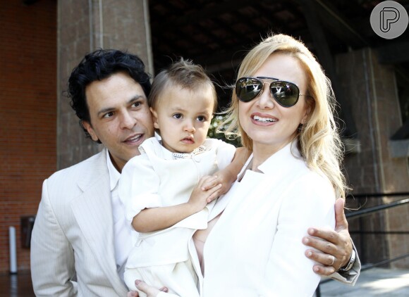 Eliana e João Marcelo Bôscoli são pais de Arthur, de 2 anos
