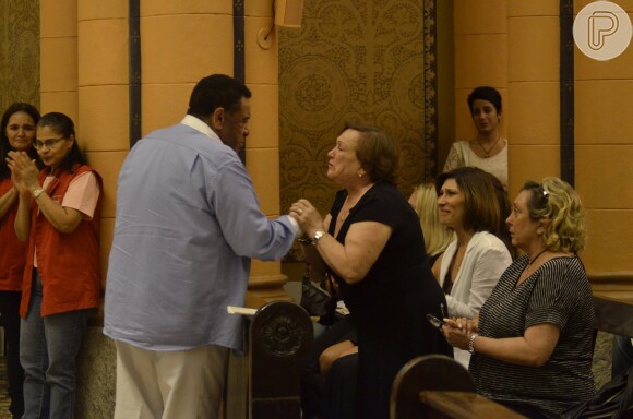 Missa de sétimo dia do ator Paulo Goulart no Rio de Janeiro