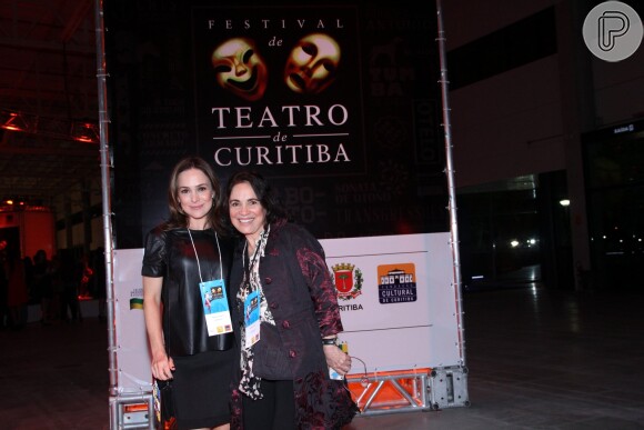 Regina Duarte prestigia Festival de Teatro de Curitiba na noite desta terça-feira, 25