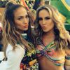 Claudia Leitte e Jennifer Lopez fizeram a parceria com Pittbul na música tema da Copa