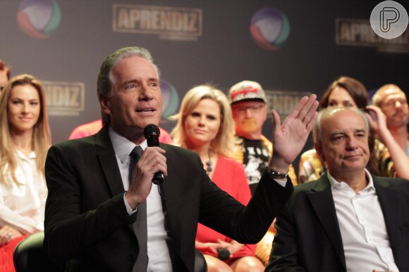 Roberto Justus comandou na tarde desta quinta-feira, 10 de abril de 2014, uma coletiva de imprensa para anunciar as novidades do reality show 'Aprendiz Celebridades'
