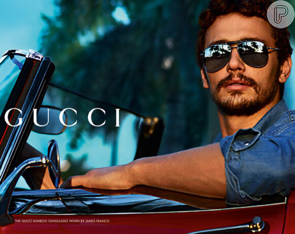 James Franco é garoto-propaganda da Gucci