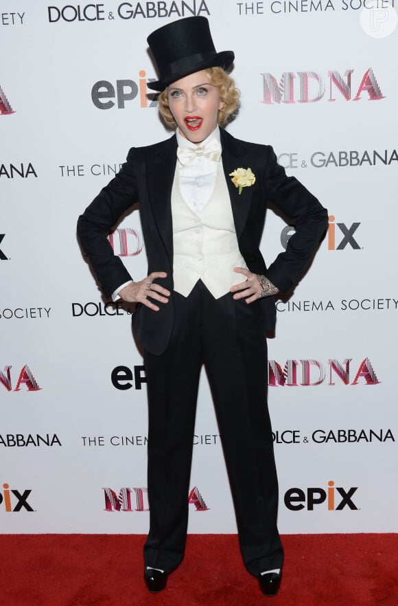 Madonna é fã do estilo boyish. Em 2009, a cantora usou no lançamento do documentário Maddona: The MDNA