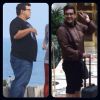 André Marques mostra antes e depois da cirurgia bariátrica. 'Força para todos que como eu, são portadores de obesidade', escreveu o apresentador em seu perfil do Instagram
