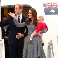 Príncipe William, Kate Middleton e o filho, George, deixam a Austrália