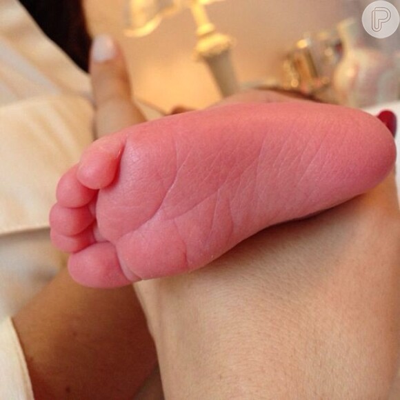 Daniella Sarahyba deu à luz Rafaella dia 14 de abril