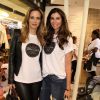 Danielle Winits contou com a presença de famosos como a modelo Daniella Sarahyba, e a apresentadora Ana Furtado, em bazar beneficente que promoveu nesta quinta-feira, 8 de maio de 2014