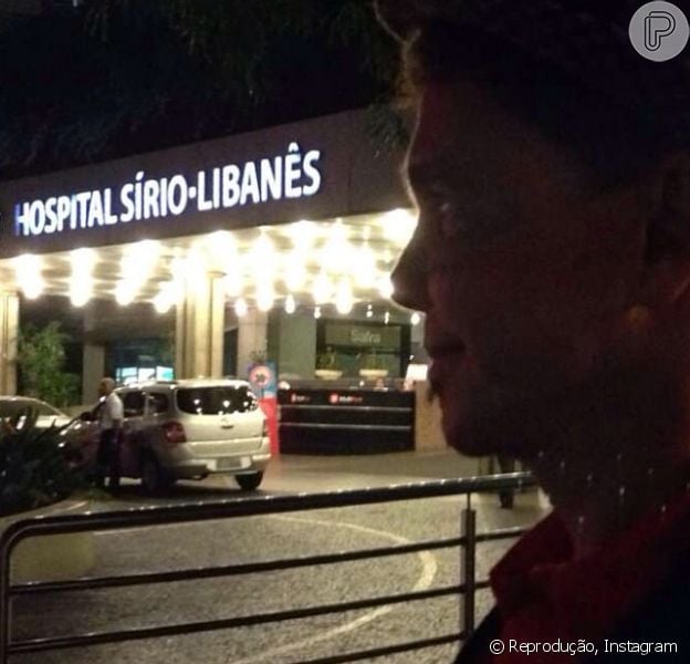 Netinho volta ao hospital Sírio-Libanês, em São Paulo, para fazer exames de rotina (8 de maio de 2014)