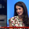 A advogada Amal Alamuddin, noiva de George Clooney, em atual entrevista ao canal BBC