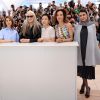Sofia Coppola, Do-Yeon Jeon, Jane Campion, Carole Bouquet, Leila Hatami posam para foto no Festival de Cannes 2014