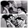 Samara Felippo está sempre grudada com suas pequenas Alicia e Lara