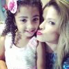 Alicia, filha mais velha de Samara Felippo com o jogador de basquete Leandrinho, completa 5 anos nesta quarta-feira, 25 de junho de 2014