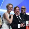 Uma Thurman e Timothy Spall participam da cerimônia de encerramento do Festival de Cannes 2014