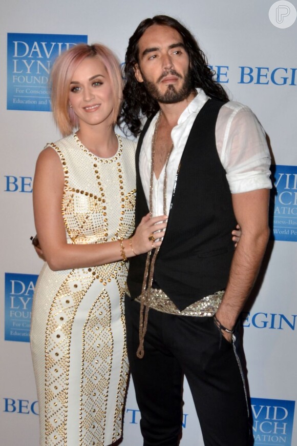 Katy Perry e Russell Brand deram fim ao relacionamento em dezembro de 2011