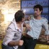Briga de  Laerte (Gabriel Braga Nunes) e Virgílio (Humberto Martins) melhora a audiência da novela 'Em Família', em 28 de maio de 2014