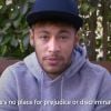 Neymar mostrou o seu apoio na campanha 'jogue com orgulho'