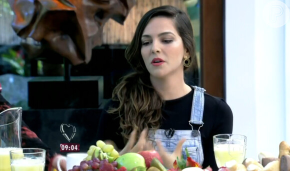 Tainá Müller foi convidada para tomar café da manhã no programa 'Mais Você', na manhã desta quinta-feira, 5 de junho de 2014