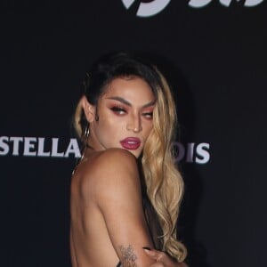 Pabllo Vittar no Baile da Vogue, realizado no Hotel Unique, em São Paulo, na noite desta quinta-feira, 1º de fevereiro de 2018