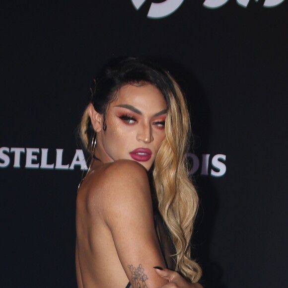 Pabllo Vittar no Baile da Vogue, realizado no Hotel Unique, em São Paulo, na noite desta quinta-feira, 1º de fevereiro de 2018